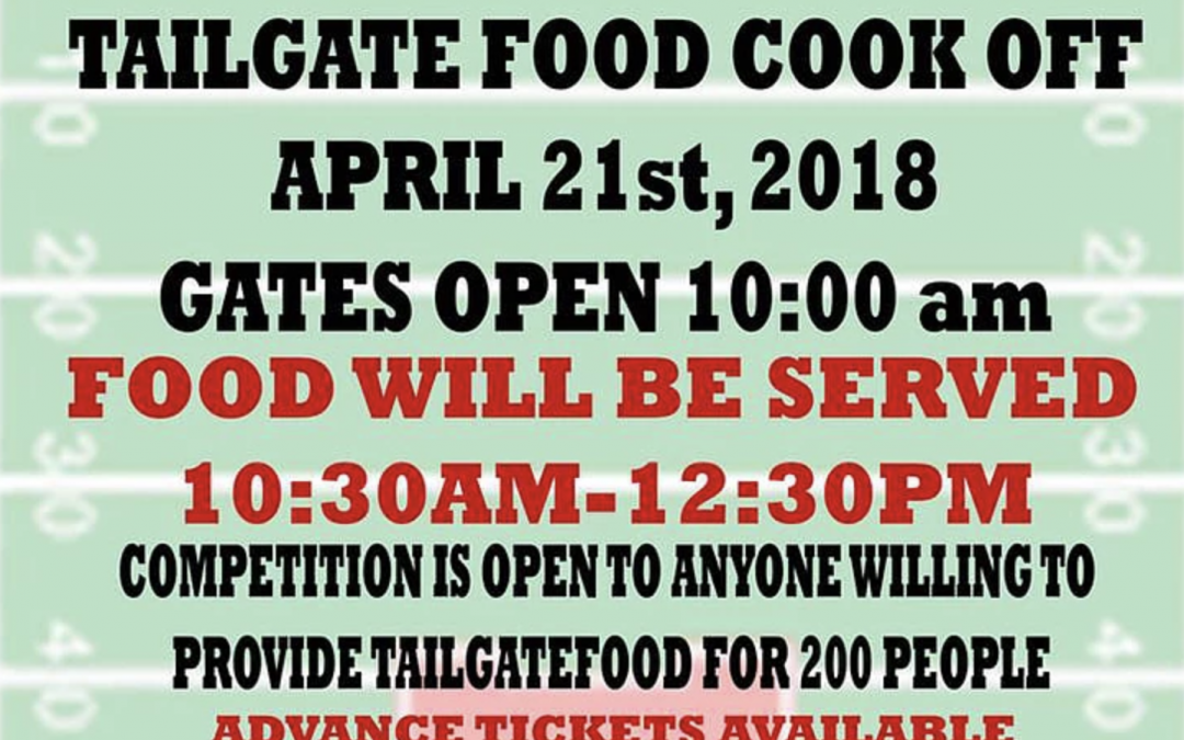 Spring Game Tailgate at the Prairie Arts Center Parking Lot